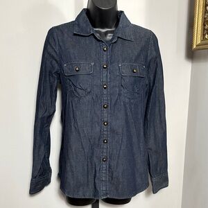 Gap Medium Denim Button Down Shirt